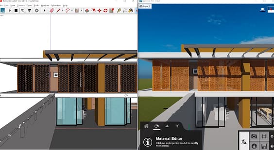 SketchUp residential home design: