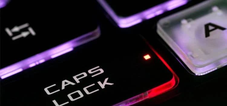 Here is How To Fix Caps Lock Reversed Windows 10 Laptop
