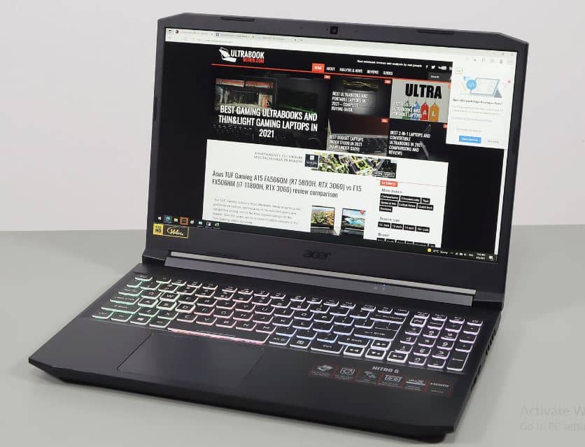 Acer nitro 5 Keyboard & Touchpad Design